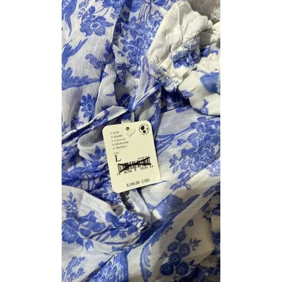 New Free People You're A Jewel Printed Maxi Dress Size Large - Picture 7 of 7